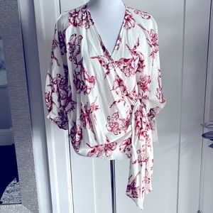 NWT Zara Wrap Blouse - Med